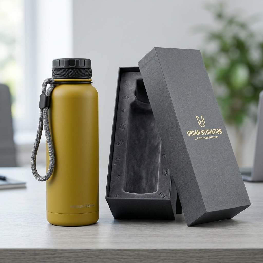 Insulated Stainless Steel Hot & Cold Thermal Water Bottle (750ml)