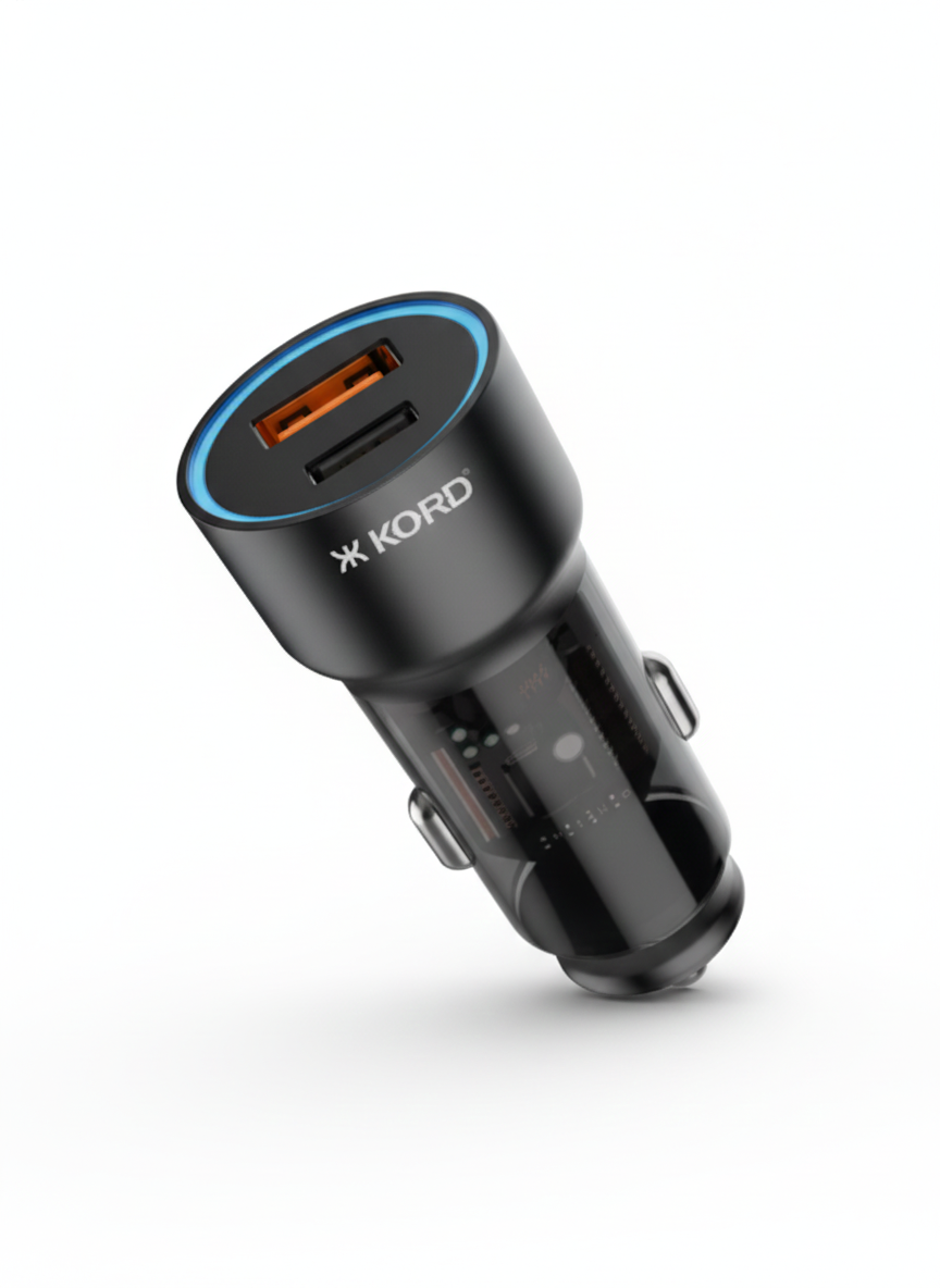 KORD K-CC20 | 45W Quick Car Charger (Dual Port)