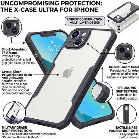 TRANSPARENT IPAKY CASE